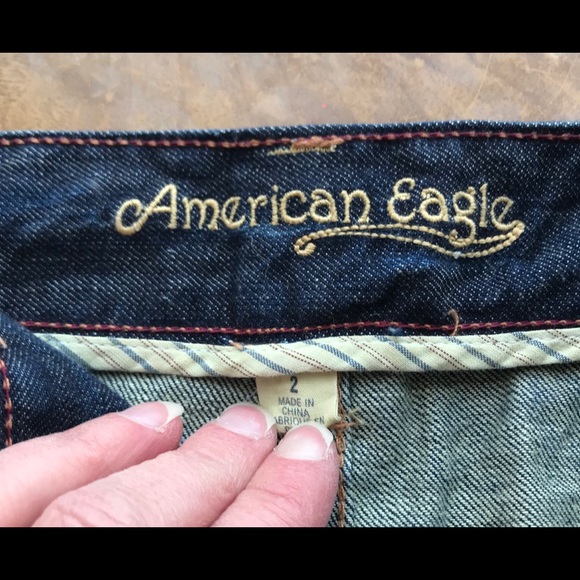 NFS - American Eagle Denim Mini Skirt 💙 Size 2 - Picture 2 of 5